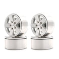 thumbnail image 1 of Yeacher Aluminum Alloy Wheel Rim Beadlock Wheel Rims Hub 4pcs 2.2inch Replacement for 1/10 TRX4, 1 of 8