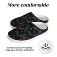 thumbnail image 6 of Goofa Lavender Flowers Print Womens Mens Cotton Lightweight House Slippers , Washable Home Slippers,Indoor Comfy Bedroom Cozy Slippers-42/43, 6 of 7