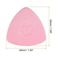 thumbnail image 2 of Uxcell Tailors Chalk, Triangle Sewing Chalk, Washable Fabric Marker, Pink 10 Pack, 2 of 5