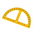 thumbnail image 1 of kurtrusly Grande Règle de Géométrie Mathématique Protracteur pour Dessins et Ingénierie, 1 of 6