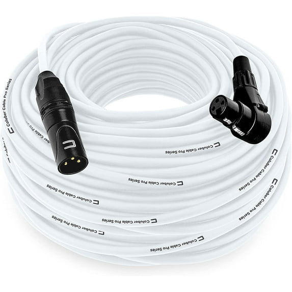 Coluber Cable - Balanced XLR Cable Male to Right Angle Female - Audio Cable