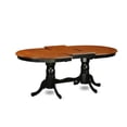 thumbnail image 4 of Pemberly Row Wood Butterfly Leaf Dining Table in Black/Cherry, 4 of 5