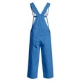 thumbnail image 5 of Tisuna Kids Boys And Girls Overalls Pants Solid Color Sleeveless Suspender Trousers With Pocket Casual Breathable Child Straight Leg Pants Blue Size 9-10 Years, 5 of 6