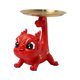 thumbnail image 3 of Estatua de dragón chino de resina, estatuilla de dragón bonita, bandeja de joyería, decoración de año Nuevo Chino, plato de dulces para estantería de , Rojo BLESIY Estatua del Dragón, 3 of 8