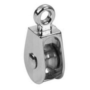 Single Sheave Rigid Eye Pulley 3/4" Dia. Rigid 30 Lb Copper Campbell Chain