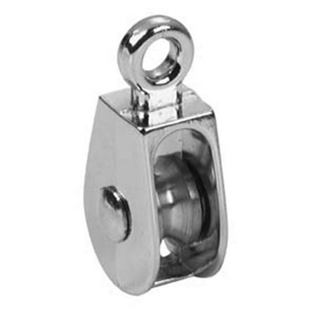 Single Sheave Rigid Eye Pulley 3/4" Dia. Rigid 30 Lb Copper Campbell Chain