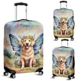 thumbnail image 2 of Welcome Spring Fairy Golden Retriever in Flower Meadow Travel Luggage Cover Goldens Dog Lover Gifts Idea Suitcase Dust Protective Decor - 13002, 2 of 5