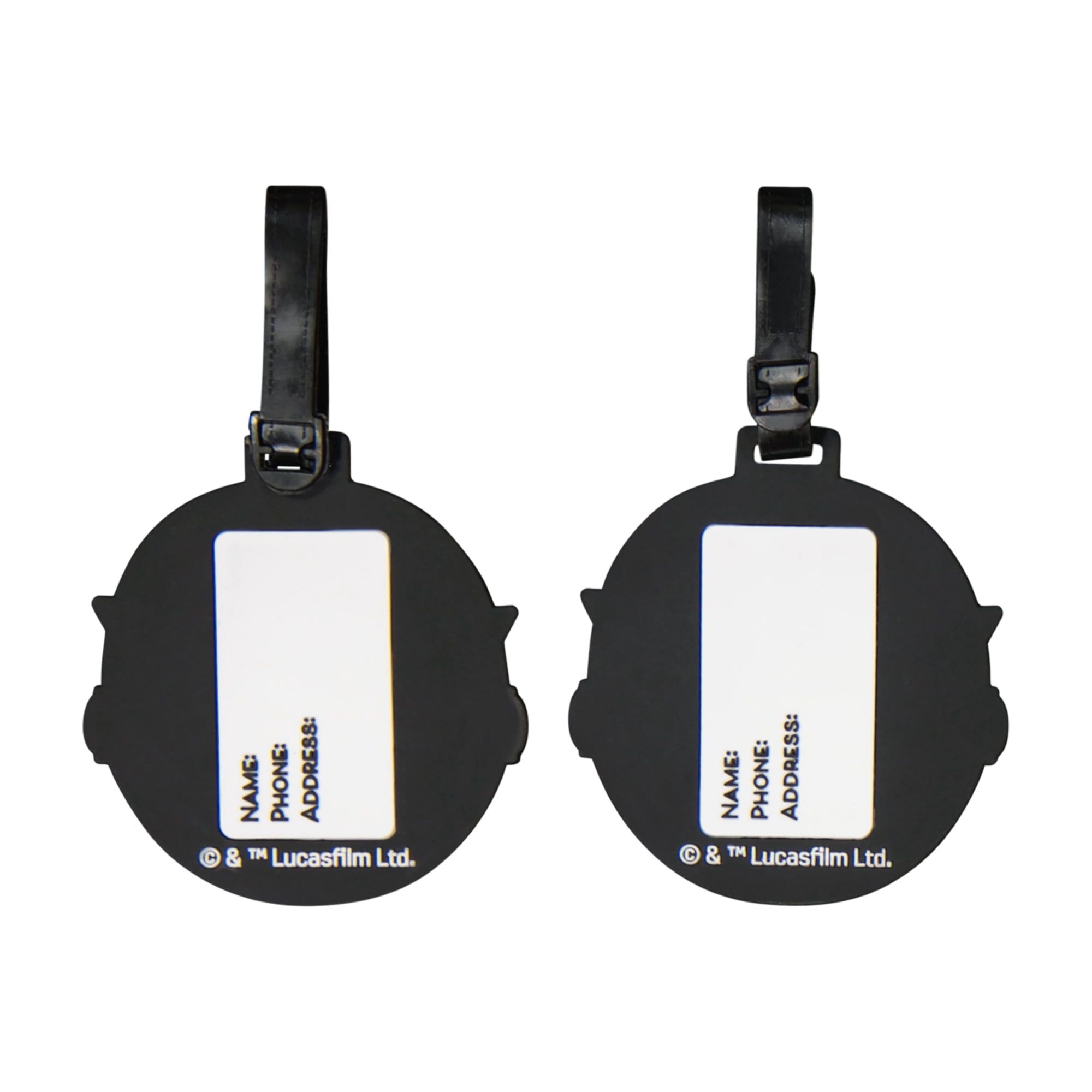 Star Wars 2-Piece Suitcase ID Tag Set with Adjustable Straps, Multi