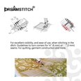 thumbnail image 2 of DREAMSTITCH 1/4 inch (Quarter Inch) Clear Stitch in Ditch Presser Foot Snap On Straight Stitching Fits for Brother, Singer, Babylock, Bernette, Elna, Viking Sewing Machine C64, 2 of 2
