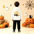 thumbnail image 6 of Halloween Sweatshirt Boys Girls Long Sleeve Graphic Printed Hoodie with Pocket Party Dress, 6 of 7