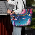 thumbnail image 7 of Pofeuu Colorful Donut Print Beach Bag,Waterproof Sandproof Beach Tote Bag, Large Capacity Foldable Beach Bags for Women, 7 of 7