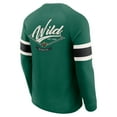 thumbnail image 3 of Men's Darius Rucker Collection by Fanatics Green Minnesota Wild Waffle-Knit Raglan Long Sleeve Henley T-Shirt, 3 of 6