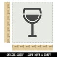 thumbnail image 2 of Wine Glass Half Full DIY Cookie Wall Craft Stencil - 7.0 Inch, 2 of 5