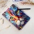 thumbnail image 4 of Spiral Notebook,College Ruled Journal,8.26" x 5.71" 50 Sheets/100 Pages,2 Pack - Colorful Cat Face With Large Eyes And Long Fur, 4 of 7