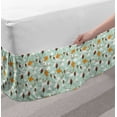 thumbnail image 2 of Spring Bed Skirt, Flying Kites in the Sky Among Fluffy Clouds Colorful Tails Clear Day Fun Activity, Elastic Bedskirt Dust Ruffle Wrap Around for Bedding Decor, 4 Sizes, Multicolor, by Ambesonne, 2 of 2