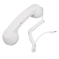 thumbnail image 2 of Retro 3.5mm Telephone Handset, Retro Radiation Proof Cell Phone Receiver Mic Microphone Speaker for Smartphone Computer, 2 of 8