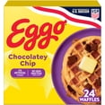 thumbnail image 3 of Eggo Chocolatey Chip Waffles, Breakfast Food, 29.6 oz, 24 Count (Frozen), 3 of 11