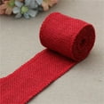 thumbnail image 2 of VONKY 1 Rouleau Décorations de Mariage Accessoires de Vêtements Souples Ruban de Vêtements Simples et Confortables pour Cadeaux Fête Décorations de Table de Vacances Rouge Profond, 2 of 7