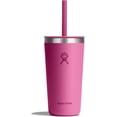 thumbnail image 1 of Hydro Flask Gobelet en Acier Inoxydable 20 Oz Tout Autour avec Paille Flexible Résistante aux Fuites et Couvercle à Pression, Récif, 1 of 7