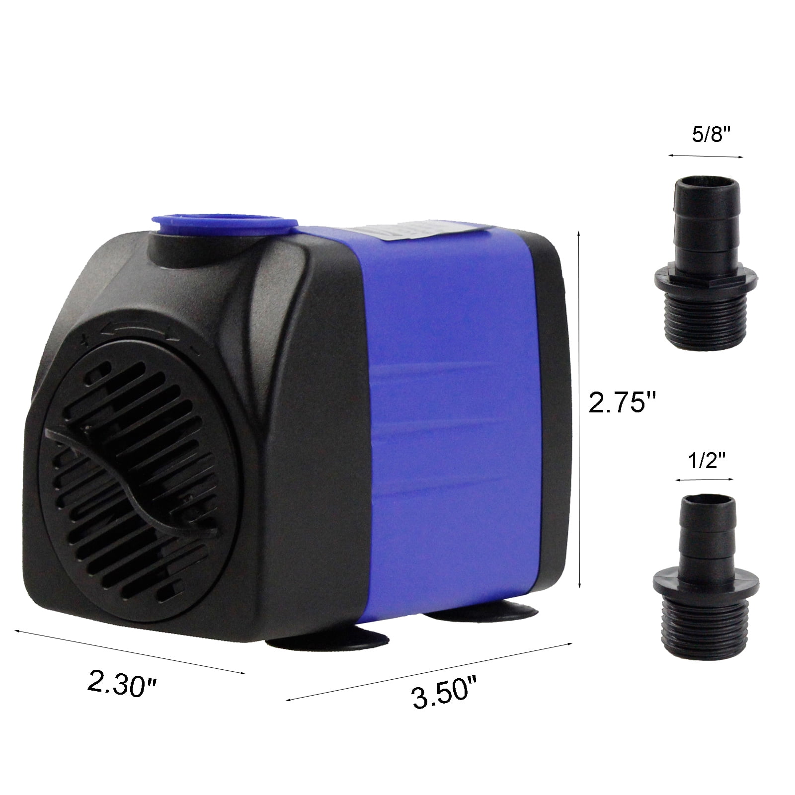 Aquaneat 2pcs Aquarium Water Pump 480GPH Submersible Fountain Pump