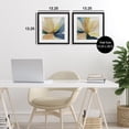 thumbnail image 3 of Stupell Industries Abstract Sunshine Florals 2 Piece Black Framed Print Under Glass Set design by Irena Orlov, 13 x 13, 3 of 10
