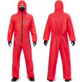 thumbnail image 1 of Traje desechable Medtecs Hazmat AAMI nivel 4 con capucha, 1 of 6
