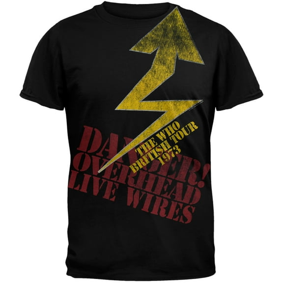 The Who Men's Danger 73 Soft Short Sleeve T Shirt