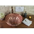 thumbnail image 4 of 100% Solid Engraved Copper Vessel Sink with Floral Design | Handmade Artistic Vanity Bowl for Bathroom & Kitchen | Decorative Hammered Copper Wash Basin | Durable, Easy to Clean & Eco-Friendly, 4 of 9