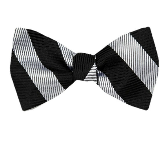 FBTZ-R-155 - Mens Reversible 2 Sided Self Tie Bow Tie