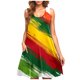 thumbnail image 1 of Vestido Casual de las Mujeres sin Mangas en Gradiente Cuello de Tripulación, Vestido Ligero de Primavera Y Verano de Poliéster, 1 of 8