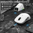 thumbnail image 6 of ATTACK SHARK x AJAZZ AJ159 APEX PAW3950 Triple Mode Gaming Mouse 8K with Magnetic Charging Dock with Color Display Bluetooth/2.4G Wireless/Wired-White, 6 of 9