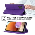 thumbnail image 5 of Samsung Galaxy A32 5G Wallet Case, Dteck Weave Pattern PU Leather Flip Wallet Case For Samsung Galaxy A32 5G,Purple, 5 of 6