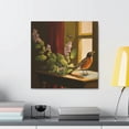 thumbnail image 4 of Foraging Robin in Spring - Canvas, 4 of 10