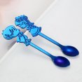 thumbnail image 3 of Cucharadas de Sopa de Dibujos Animados BLESIY Acero Inoxidable Azul, 3 of 8