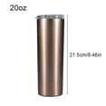 thumbnail image 4 of Tssuoun Skinny Cups Stainless Material Creative Office Supply Large Capacity Water Bottle With Lid Useful Not Hot Coffee Mug 1, 4 of 8