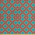 thumbnail image 1 of Geometric Fabric by the Yard Upholstery, Colorful Pattern with Abstract Oriental Floral Ornament, Decorative Fabric for DIY and Home Accents, Pale Blue Pale Green by Ambesonne, 1 of 4
