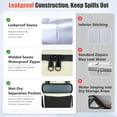 thumbnail image 3 of Backpack Cooler for Women, AYAMAYA Stylish 36 Cans Leakproof Soft Cooler Backpack, Waterproof Insulated Lunchbox for Camping Beach Work Picnic Travel, Black, 3 of 7