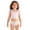 Pink, variant on BOBOGOJP Girls Swimsuit 2 Piece Bathing Suits Fashion Stripe Print Bikini Tankini Swimwear Bow Strap Soft Beach Swimsuit (Purple, 5-6 Years)