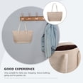 thumbnail image 7 of OFFIGAM Women's Beige Straw Tote Bag - Stylish Outdoor Travel & Party Handbag, Lightweight and, 7 of 7
