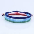 thumbnail image 3 of HOOUN 4Pcs Handmade Woven Friendship Multicolor Bracelets Adjustable Wholesale-7-4PCS, 3 of 9