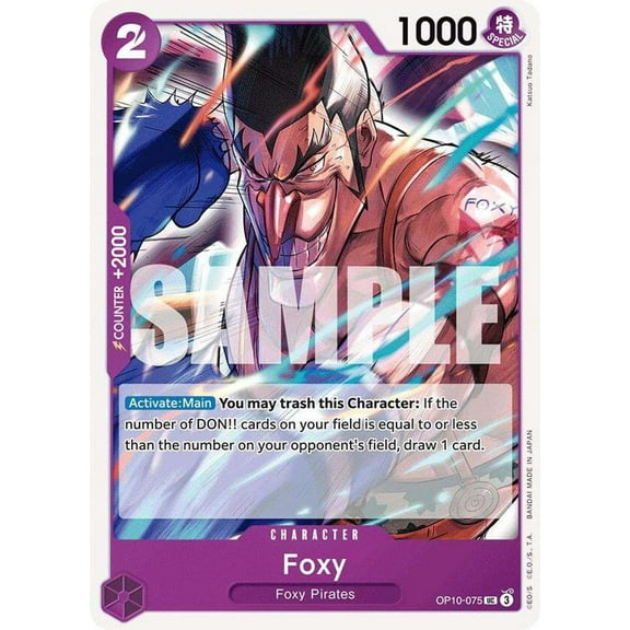 One Piece Royal Blood Uncommon Foxy OP10-075