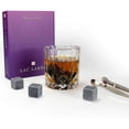 thumbnail image 4 of Whiskey Stones Set Beverage Chilling Stones in Gift Box W Velvet Carrying Pouch, 4 of 6
