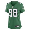 thumbnail image 2 of Women's Nike Jalen Carter  Kelly Green Philadelphia Eagles Alternate Game Jersey, 2 of 3