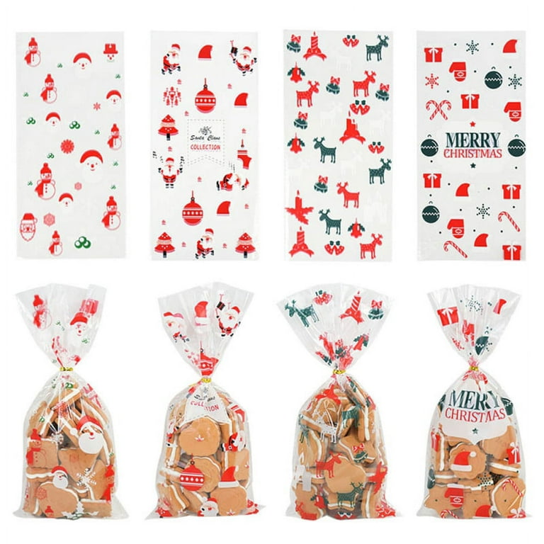 TOSPARTY Plastic Gift Bags Candy Bags Are Sturdy and Durable Party Assorted Plastic Candy Bag Gift Bag (Colorful)