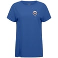 thumbnail image 2 of Women's Levelwear Royal New York Mets Influx Cooperstown Core Logo T-Shirt, 2 of 3