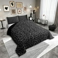 thumbnail image 3 of Feelyou Leopard Print Full Size Comforter Sets, Modern Fashion Bedding Sets, 3pcs, 3 of 7