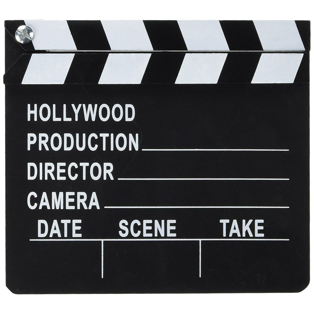 Cp Usa Hollywood Director's Film Movie Slateboard Clapper Film Cut