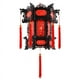 thumbnail image 3 of Farol rojo antiguo, farol de palacio, farol de caballo giratorio hexagonal, candelabro para inauguración de la casa, Festival de primavera, 3 of 3