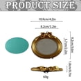 thumbnail image 3 of Gold Carved Photo Frame – Resin Bow Hanging Wall Frame with Stand 6 Shapes To Choose Versatile Tabletop & Wall Decor(F), 3 of 5