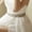 White, variant on Miallo Sheer Organza Bridal Sash with Full Sparkling Crystal Applique, Lightweight Rhinestone Wedding Belt for Women, Decorative Gown Waistband